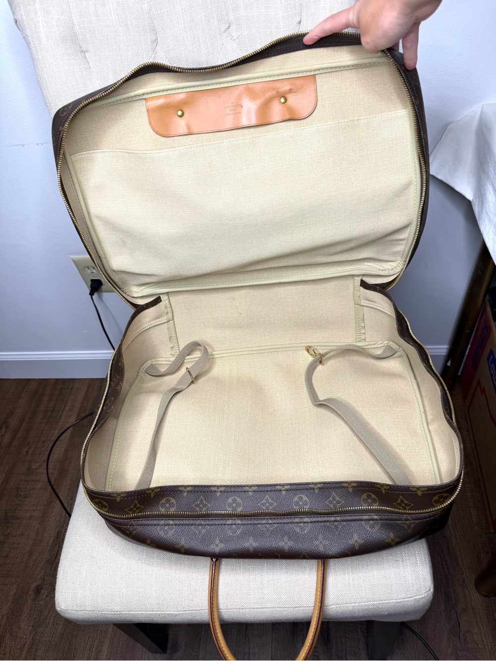 Authentic Louis Vuitton Sirius 45 travel bag brown monogram M41408 LV unisex - Picture 12 of 16